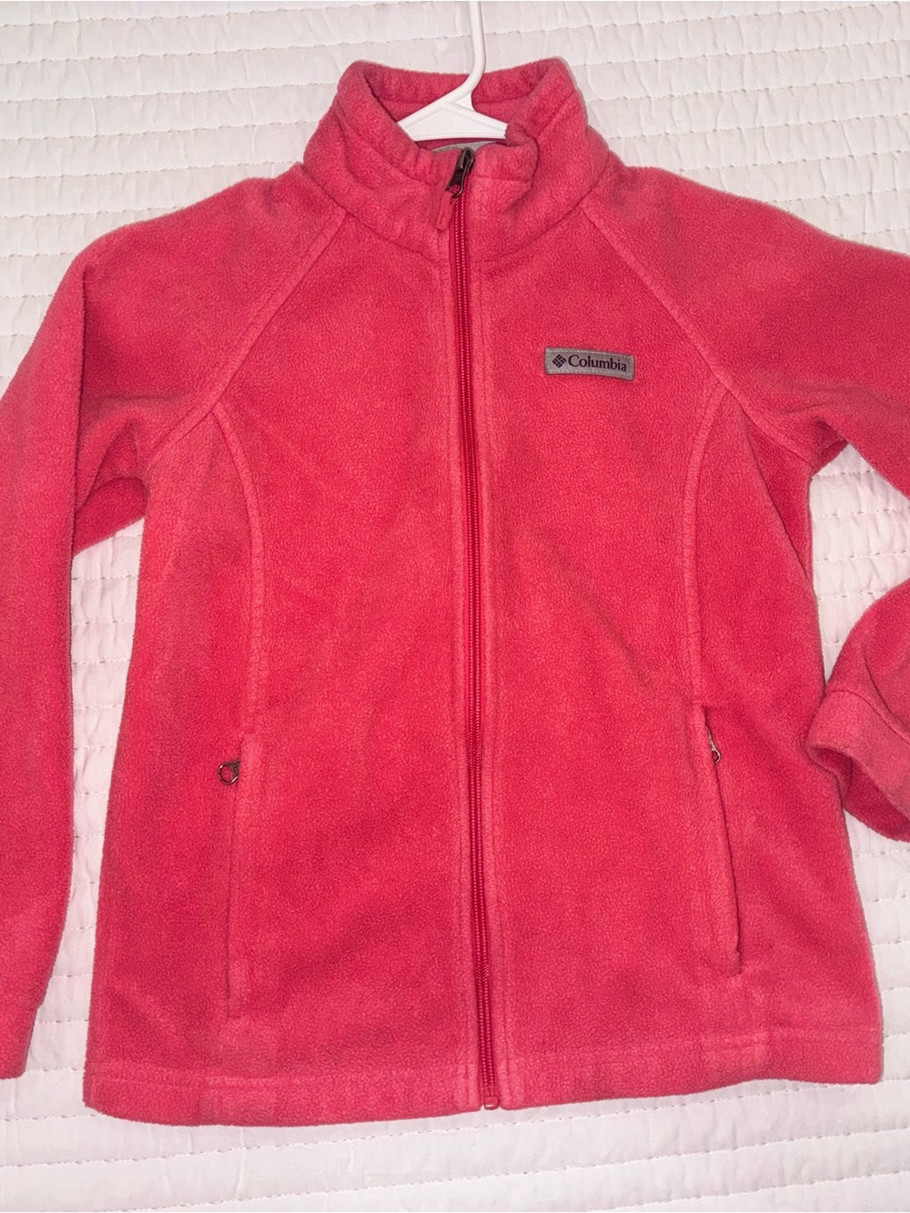 Columbia Kids Rose Pink Full-Zip Fleece Jacket